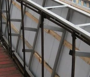 Укрепление парапета