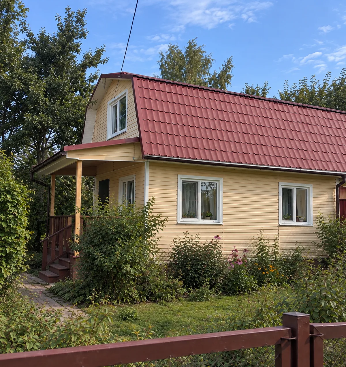 Замена окон на даче в СНТ «Рябинка»