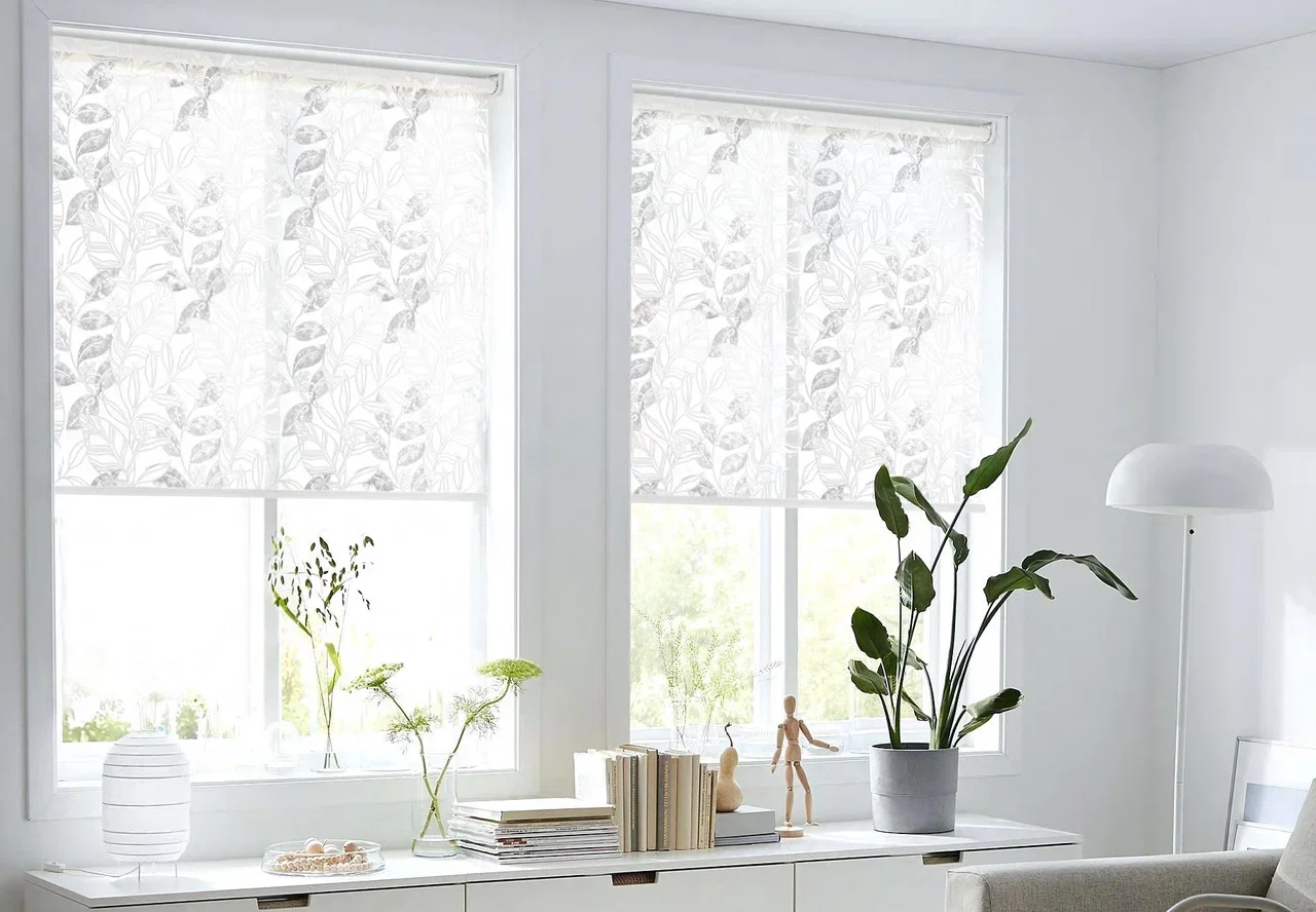Рулонные шторы с декоративным принтом
